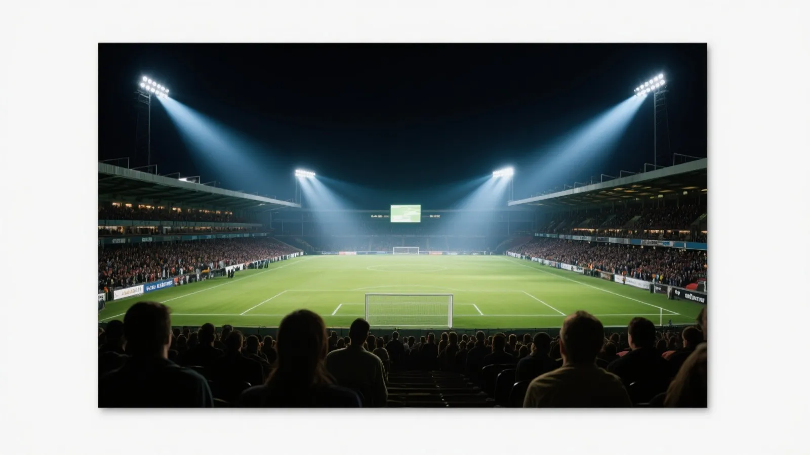 冠军之夜球场现场氛围图